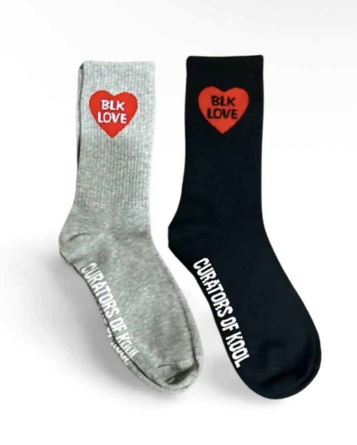 BLK LOVE Crew Socks