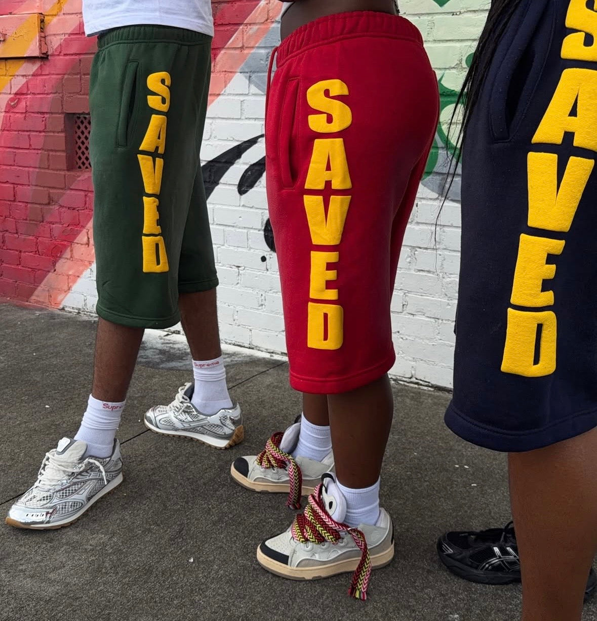 YAHWEH SAVED shorts