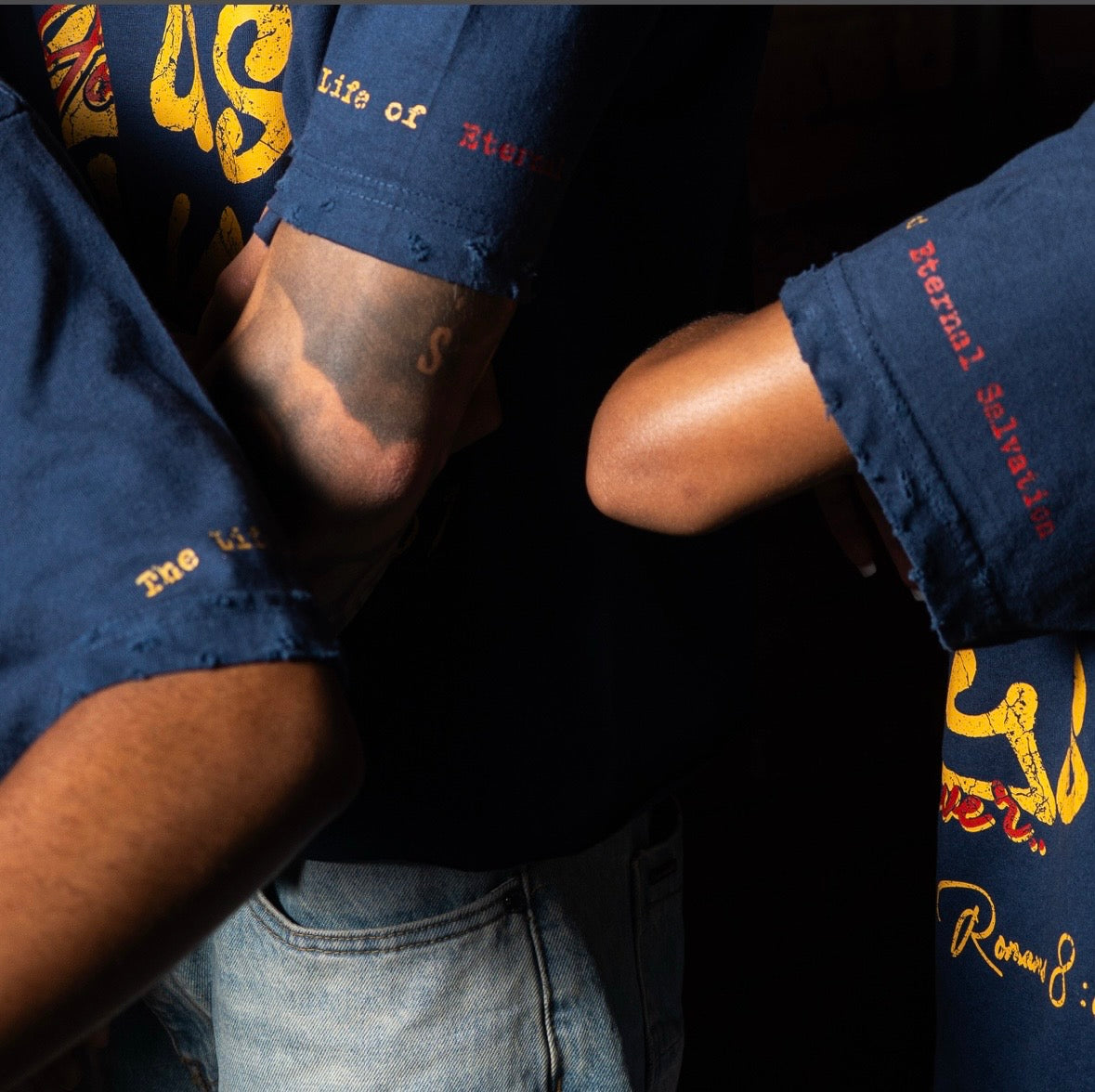 'He Is For Us' Heavyweight Tee