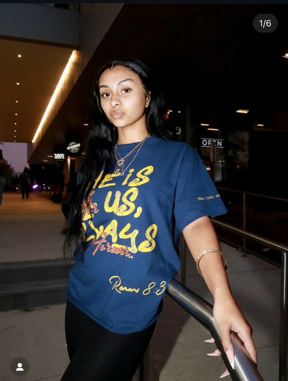 'He Is For Us' Heavyweight Tee