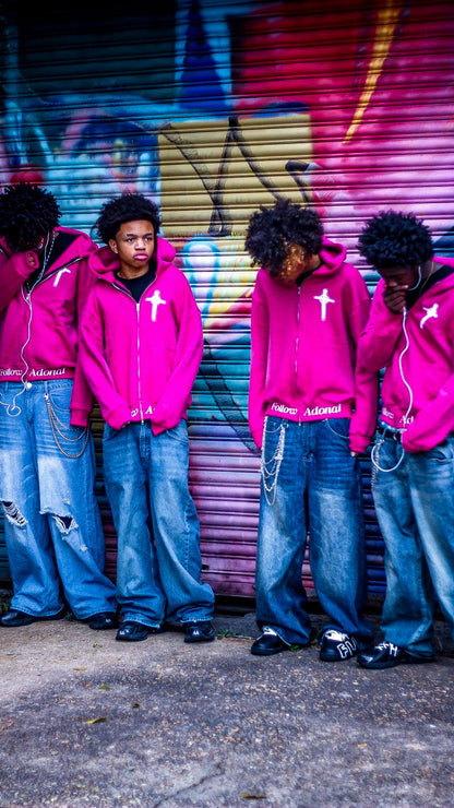 PINK FAED Zip Up