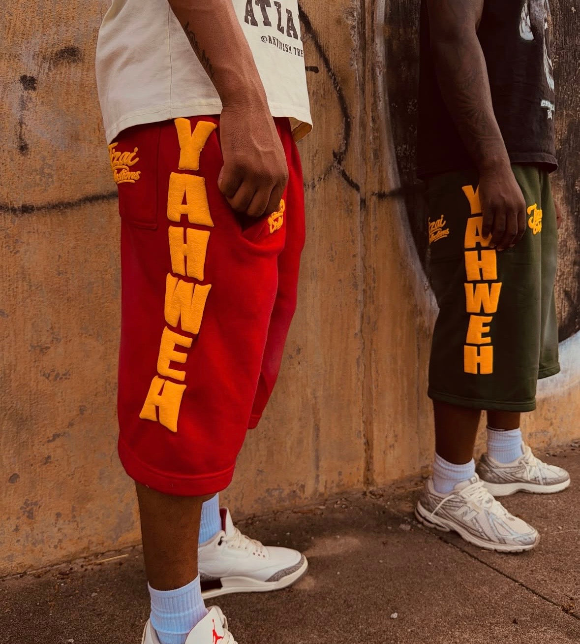 YAHWEH SAVED shorts