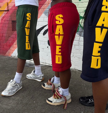 YAHWEH SAVED shorts