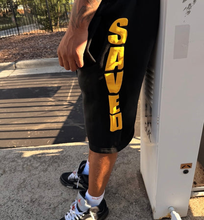 YAHWEH SAVED shorts
