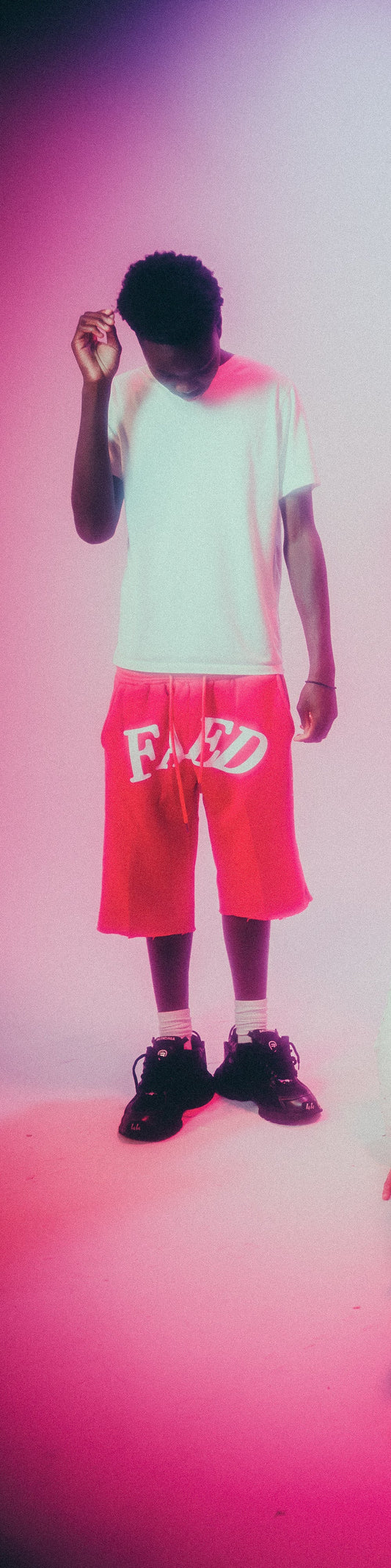 PINK FAED Shorts