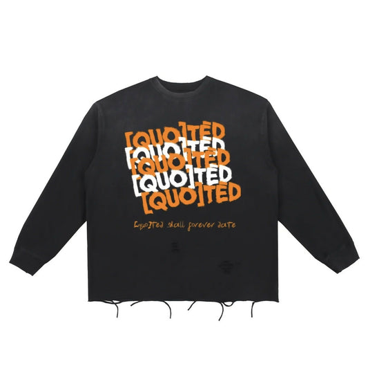 DISTORTED [Q] LOGO TEE
