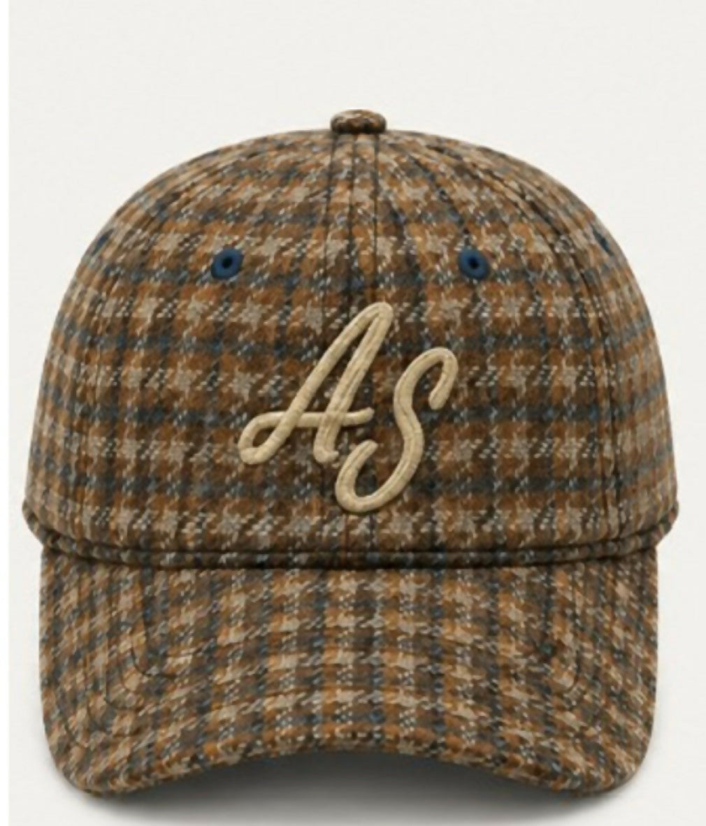 AS' Plaid Wool Dad Hat