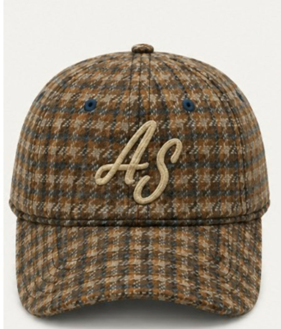AS' Plaid Wool Dad Hat